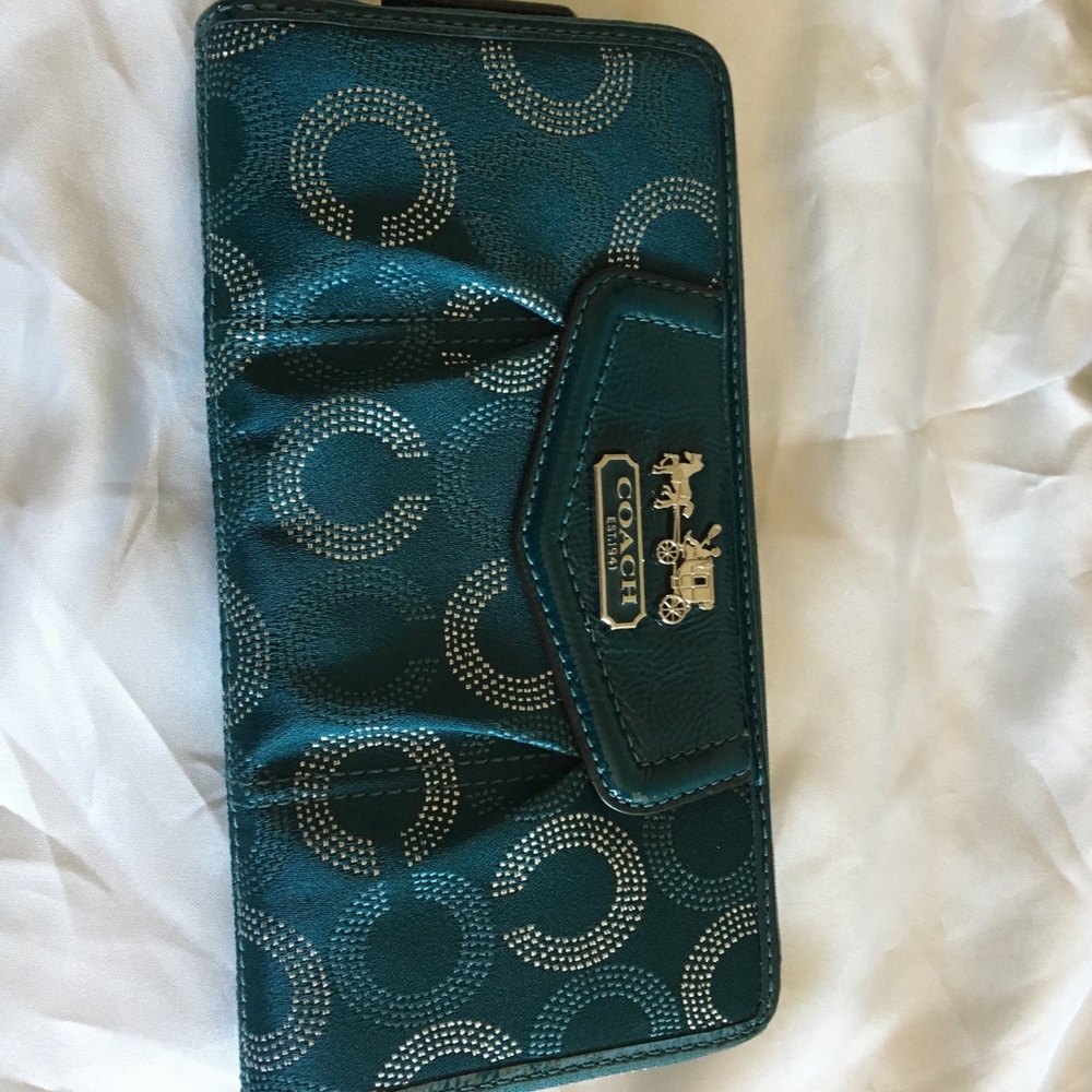 Coach zipper wallet